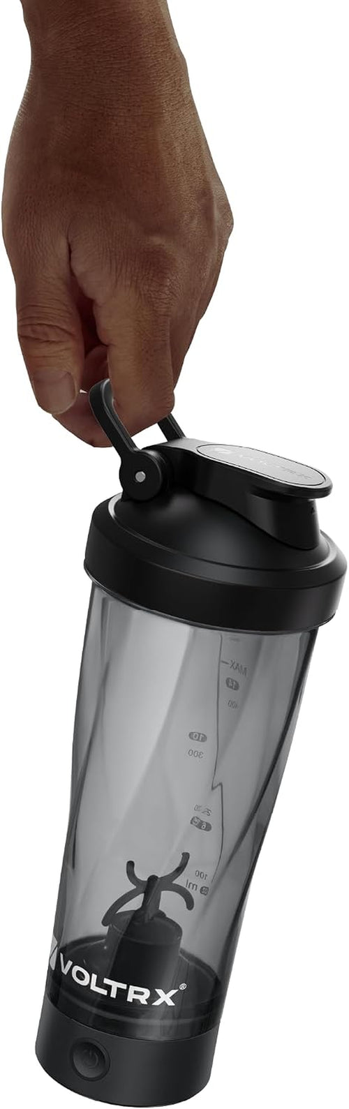 Vortexboost Electric Shaker Bottle, USB C Rechargeable Protein Shake Mixer, Shaker Cups for Protein Shakes and Meal Replacement Shakes, Bpa-Free, Made with Tritan, Black